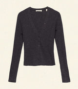 ALBANIE TOP -- CHARCOAL GREY