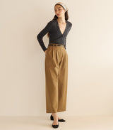 ALBANIE TOP -- CHARCOAL GREY