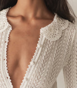 MARTINA CARDIGAN -- PALE LILY